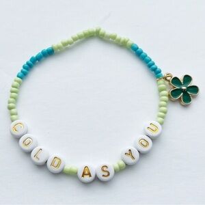 Taylor Swift Eras Tour Friendship Bracelet Debut Cold As You